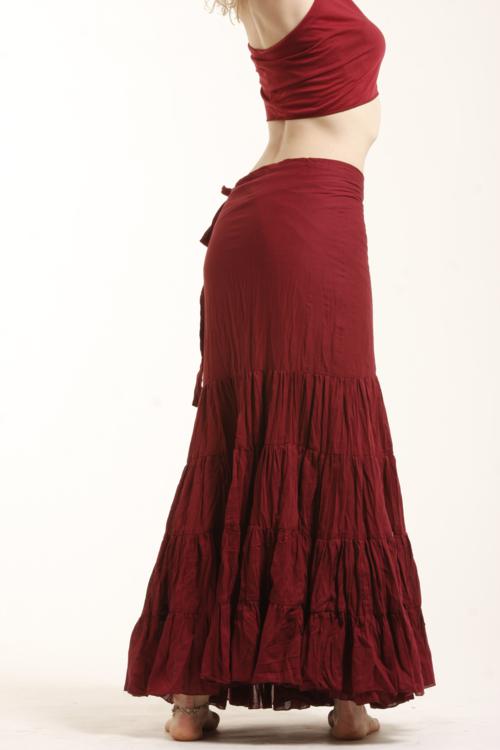 Flamenco Wrap Skirt - Gekko Bohotique